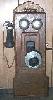 Holtzer Cabot Cathedral Wood Wall Antique Phones